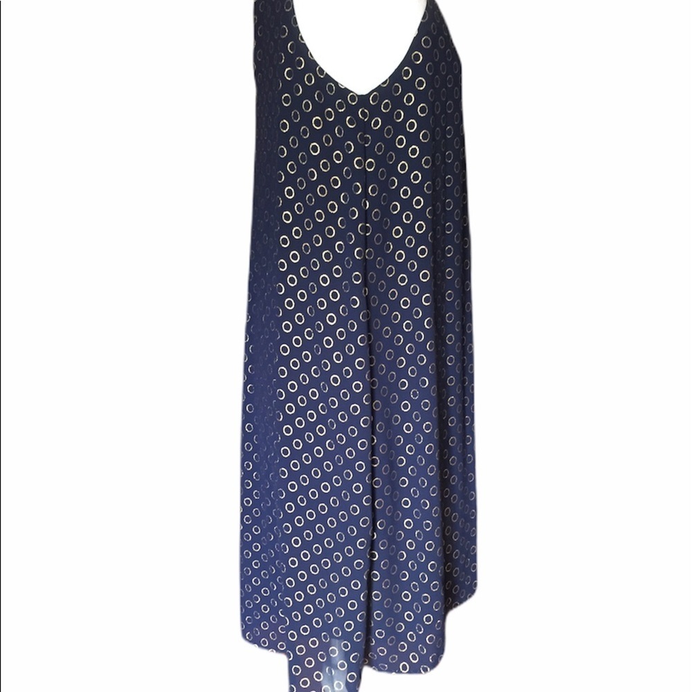 MICHAEL KORS Navy Blue Halter Cocktail Dress Small to Medium BNWT - Picture 4 of 9